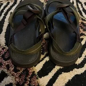 Chaco | Shoes | Chaco Mens Sandals In Black And Olive | Poshmark display picture 1